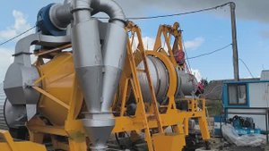 Мобильный асфальтный мини завод производительностью 15 тн в час АБЗм-15