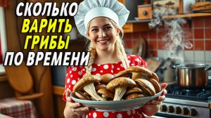 Сколько по времени варить грибы