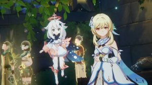 3. Сто свежих роз приносит утро. Геншин