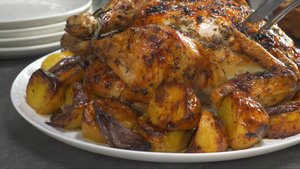 Курица с прованскими травами и картошкой