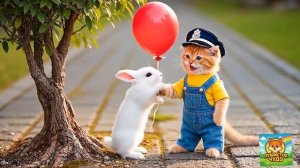 МУЛЬТИК ДЛЯ ДЕТЕЙ ,о семье а которой маленький котенок стал полицейским 🚓🚨