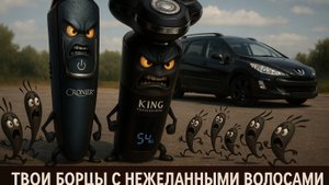 Обзор, распаковка и тестирование бритвы King Professional KP-1030 от магазина "Magic Box"