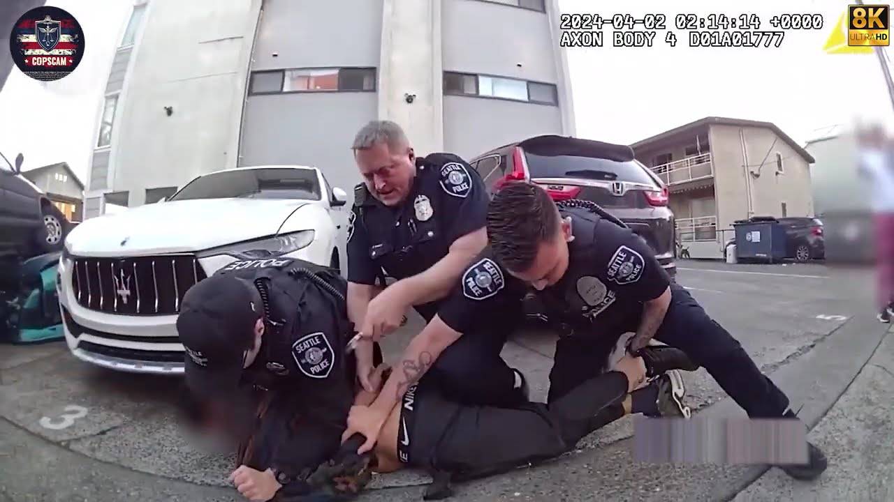 Самые безумные моменты: полицейские сталкиваются с самыми опасными преступниками #18 смотреть онлайн