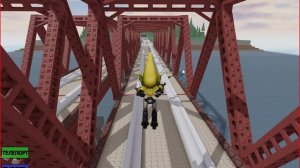 Уничтожьте мост и попадите в поезда в роблокс!