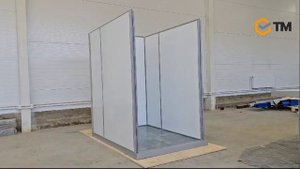 Процесс сборки холодильной камеры от производителя АСК