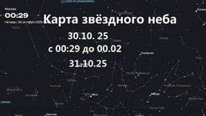 Наука. Астрономия. 30.10.25. Увидим Комету 3l/ATLAS на карте звёздного неба онлайн. Чат.