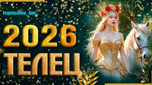 ☀️ Судьба! Телец прогноз на 2026 год! Удача, Статус, Брак 🔥 Прогноз от Евгеньюшки ♥️