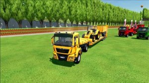 МУЛЬТФИЛЬМ. ТРАКТОР РАБОТАЕТ НА ФЕРМЕ. ПЕРЕВОЗКА ТРАКТОРОВ НА АВТОВОЗЕ.  Farming Simulator 22