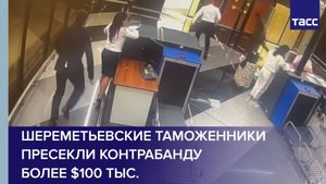 Шереметьевские таможенники пресекли контрабанду более $100 тыс.
