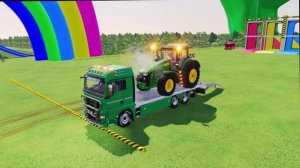 МУЛЬТИКИ ДЛЯ МАЛЫШЕЙ. Грузовики в деле! Перевозим машинки на автовозах.