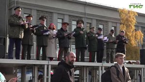 Самара готовится к Параду Памяти: школьники продемонстрировали строевую подготовку
