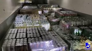 Сотрудники полиции присекли перевозку крупной партии алкоголя в Туву