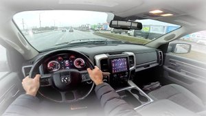 2017 DODGE RAM 1500 3.6L POV TEST DRIVE