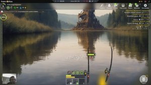 Поймал окуня весом 1 кг. Ловля рыбы на 2 удочки.