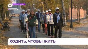 Скандинавская ходьба помогает владивостокским пенсионерам оставаться мобильными