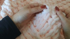 Закрытие петель с пряжи Alize Puffy