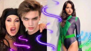 😍 ОБРАЗЫ НА ХЭЛЛОУИН ОТ ГАБРИЭЛЯ ГЕВАРЫ И НИКОЛЬ УОЛЛЕС ♥️ 2023