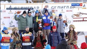 Илья Семиков — победитель лыжной гонки на "Кубке Селигдара"