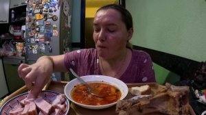 Борщ, самый вкусный борщ домашний. Ужин дома 29.10.2025