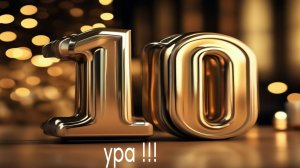 Ура 10 подписчиков юбилейный ролик