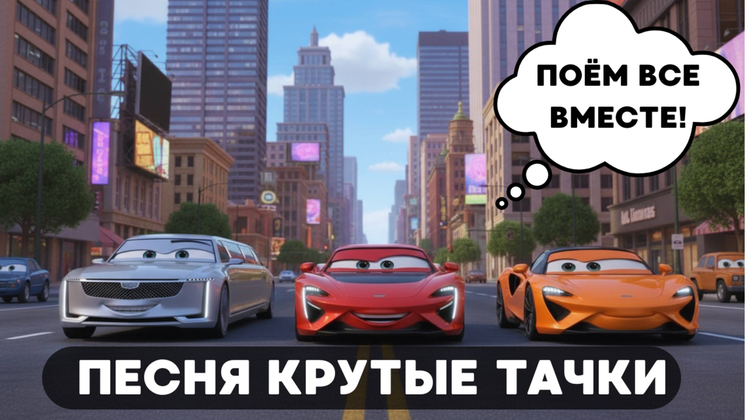  КРУТЫЕ ТАЧКИ ПОЮТ Учим цвета с машинками  ДЕТСКИЕ ПЕСНИ   МУЛЬТИК