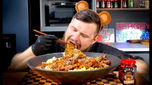 INSANE MEAT SAUCE NOODLES — PURE FLAVOR OVERLOAD!, ASMR MUKBANG, АСМР МУКБАНГ, 먹방, 大食い, たべる, 谢尔盖