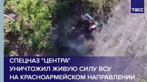 Спецназ "Центра" уничтожил живую силу ВСУ на красноармейском направлении