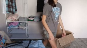 новый шкаф! расуладываю вещи👁️👄👁️