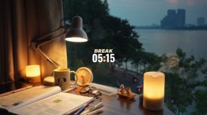 2 часа STUDY WITH ME ｜Calm Piano ｜West Lake at Sunset