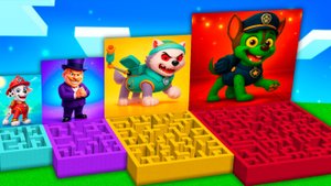 НАШЕЛ ЛАБИРИНТЫ ВСЕХ ЩЕНЯЧИЙ ПАТРУЛЬ ПОРТАЛ ПОДВАЛ в МАЙНКРАФТ PAW PATROL МУЛЬТИК