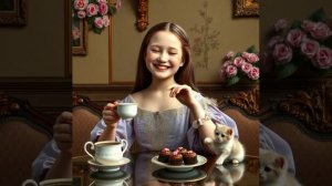 Красивый подарок бабушке от внучки: трогательное оживлённое фото, видео №27