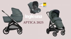 Inglesina Aptica 2025 — универсальная коляска 3 в 1 (или 2 в 1)