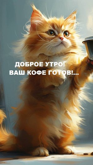ДОБРОЕ УТРО! ВАШ КОФЕ ГОТОВ!..