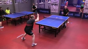 настольный теннис Чирков А. (729) - Борискин А. (529) Малиновый 400+ турнир на Левашовском 28.10