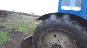 Все получилось, Колесо работает. Начал возить дрова. Заготовка дров 2025.