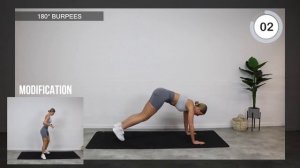 20-минутная жиросжигающая табата + модификации _ Всё тело _ Сжигает 300 калорий