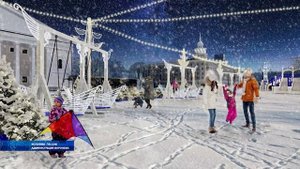 Мэрия Воронежа ищет подрядчика, для оформления площади Ленина к новогодним праздникам