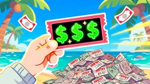 Я уволился с работы посудомойщика, чтобы стирать лотерейные билетики