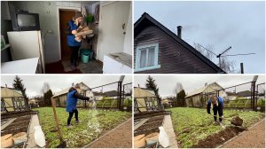 25 октября. С печкой потеплее. Решила перекопать сидераты