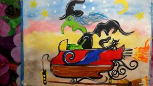 Как нарисовать Бабу-Ягу