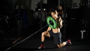 Жим лэндмайн одной рукой стоя на одном колене / Half Kneeling Landmine Press