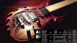 Blues Rock Ballad Guitar Backing Track in Em