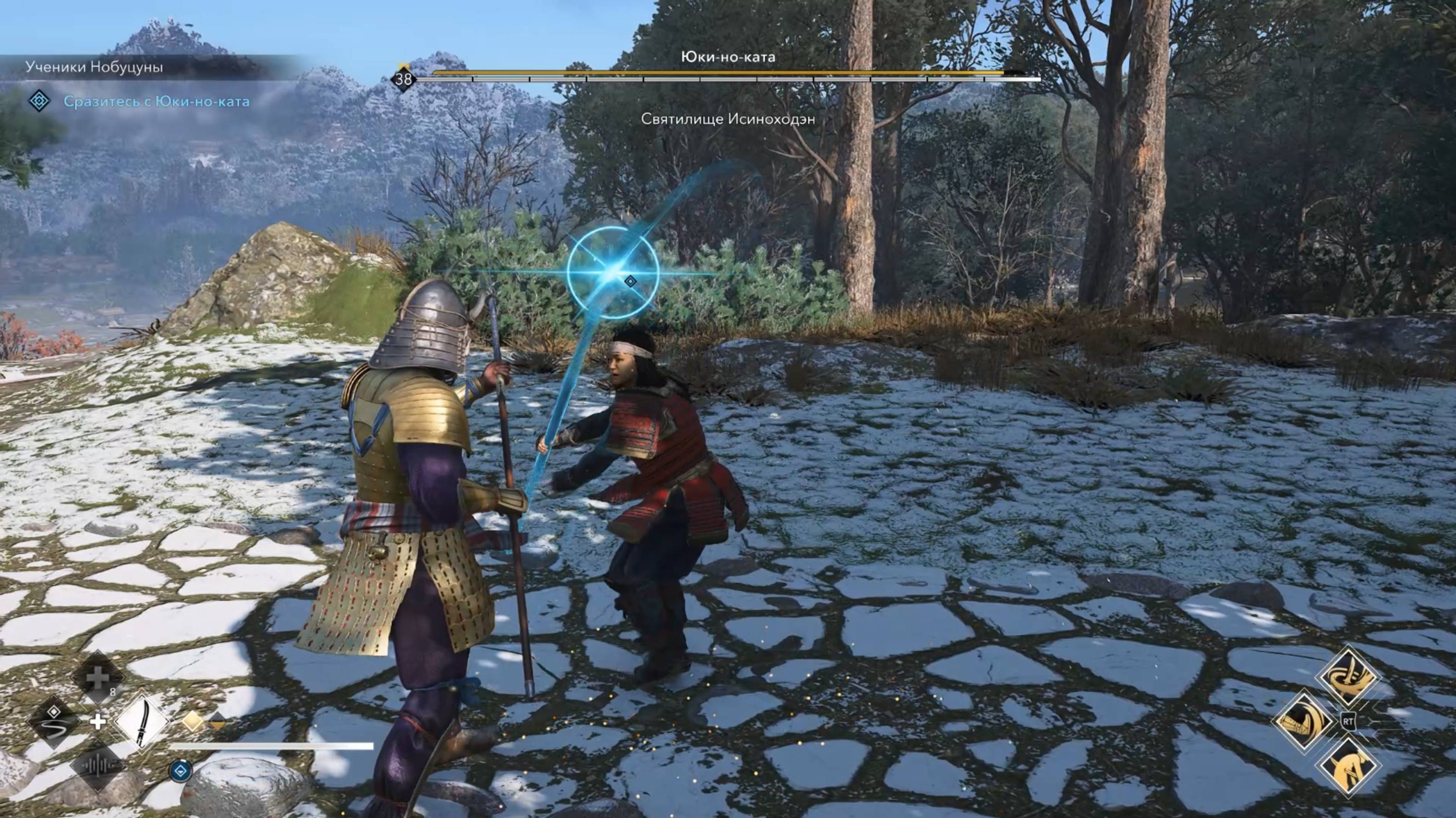 Assassin's Creed Shadows с Русской озвучкой: Ученики Нобуцины Бой с Юки-но-ката (40 часть)