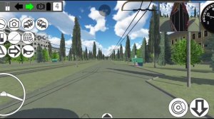 Micro-Trolleybus Simulator. Старый город. Поездка по маршруту №4