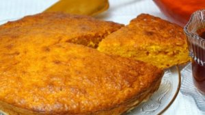 🎃 Тыквенный пирог за 5 минут! Тает во рту — просто и очень вкусно и полезно!