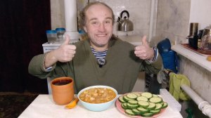 обед с Рыжулей. я не зожник, у меня свой режим. мукбанг. обжор. еда на камеру. диета. шизофрения.