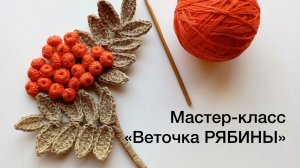 Мастер-класс «Веточка РЯБИНЫ»