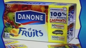 Gagner de la Coupe du Monde 98 avec Danone