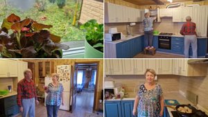 УБИРАЕМСЯ С ЛЁШИКОМ НА КУХНЕ И ГОТОВЛЮ КУРИНЫЕ НОЖКИ НА ОБЕД.