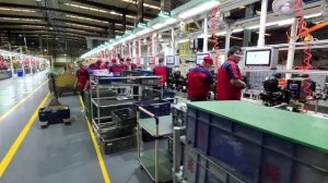 Мотозавод SHINERAY. Часть 9. Покрасочная линия. Линия сборки двигателей.